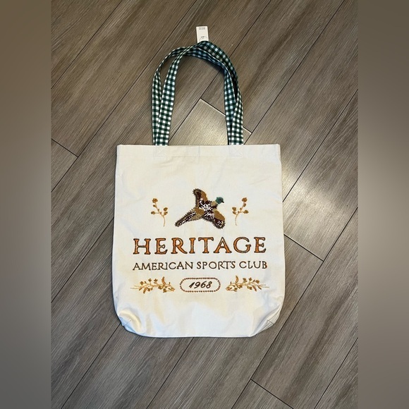 Anthropologie Handbags - Anthropologie Beaded Canvas Tote Bag NWT